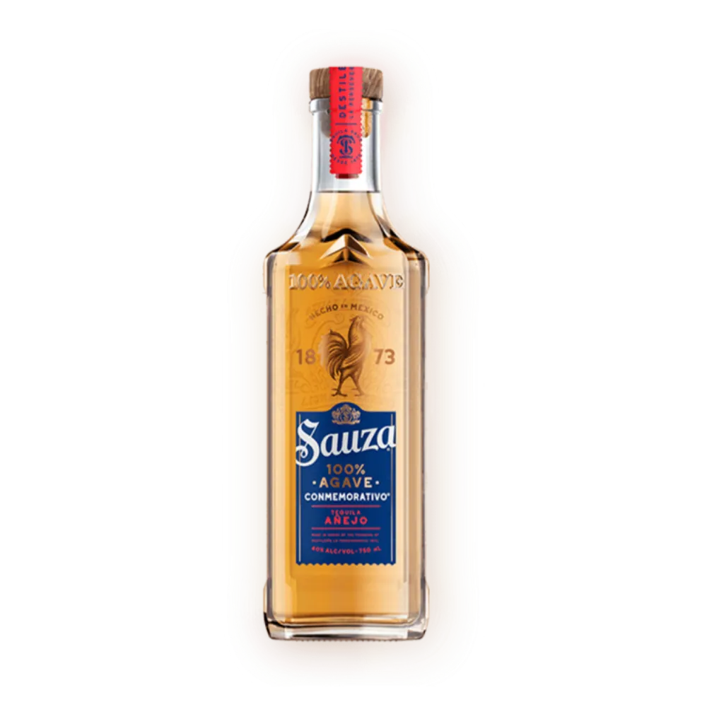Tequila bottle Conmemorativo Anejo Sauza
